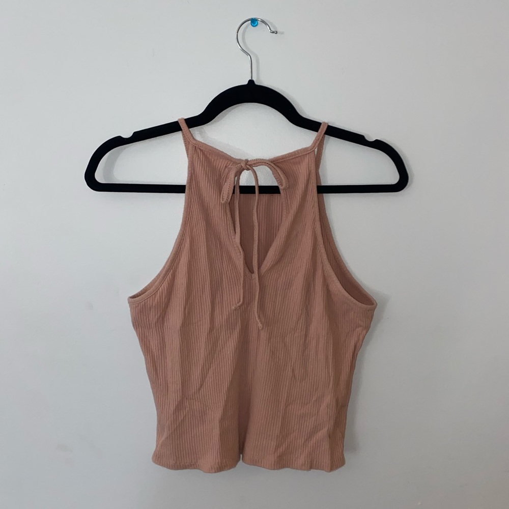Pink Cropped Tanktop - Picture 2 of 2